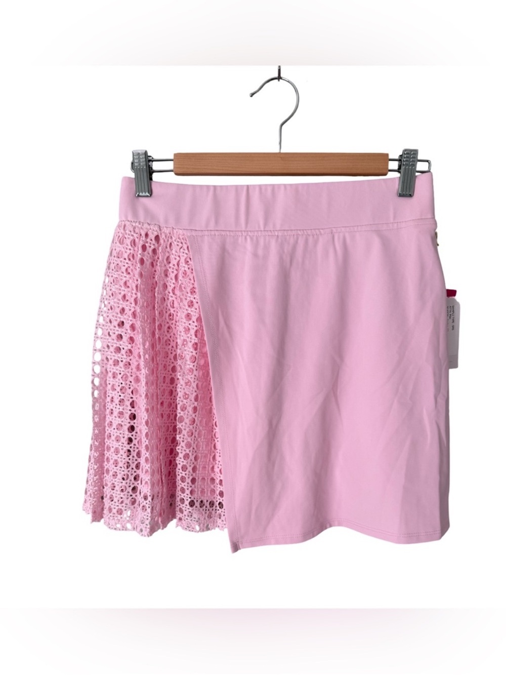 Stella Parker Sport Pink Active Skort Asymmetrical Wrap Front NWT Size S